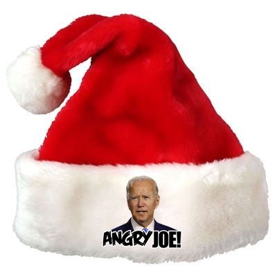 Angry Joe! Funny Biden Premium Christmas Santa Hat