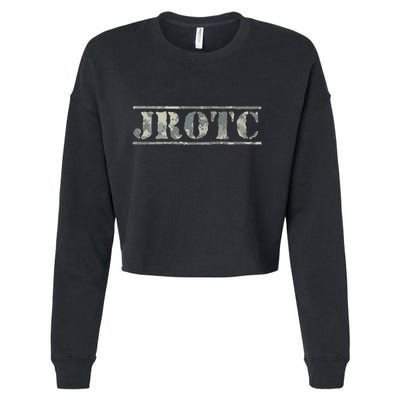 Awesome Jrotc For Junior Rotc Members Cropped Pullover Crew