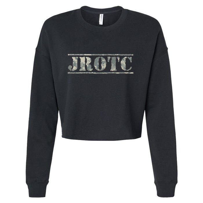 Awesome Jrotc For Junior Rotc Members Cropped Pullover Crew