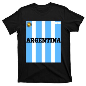 Argentina Jersey Flagsoccertravelfootball T T-Shirt