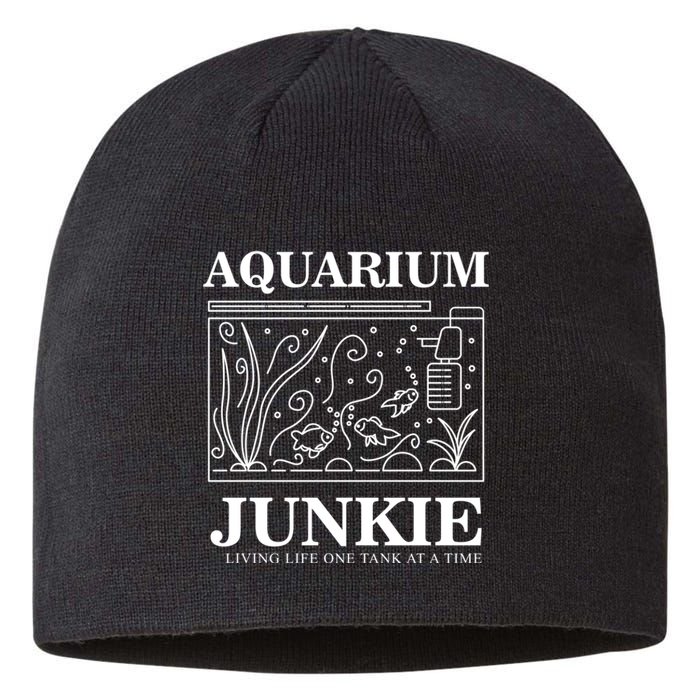 Aquarium Junkie Gift Aquarist Tank Fish Keeping Lover Meaningful Gift Sustainable Beanie