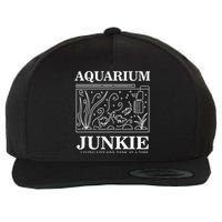 Aquarium Junkie Gift Aquarist Tank Fish Keeping Lover Meaningful Gift Wool Snapback Cap