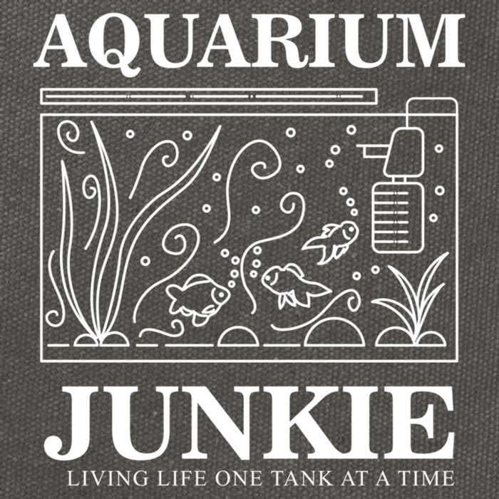 Aquarium Junkie Gift Aquarist Tank Fish Keeping Lover Meaningful Gift Cotton Canvas Backpack