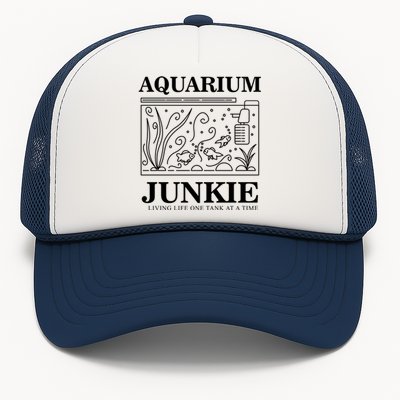 Aquarium Junkie Gift Aquarist Tank Fish Keeping Lover Meaningful Gift Trucker Hat