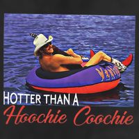 Alan Jackson Hotter Than A Hoochie Coochie Chattahoochee 7 Panel Mesh Trucker Snapback Hat