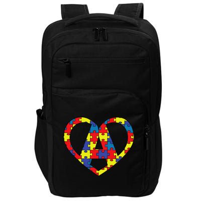 AUTISM JIGSAW HEART ASD Asperger's Autistic Impact Tech Backpack