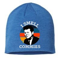 American Jfk I Smell Commies Political Humor Gift Sustainable Beanie