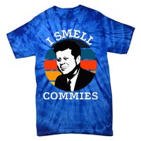 American Jfk I Smell Commies Political Humor Gift Tie-Dye T-Shirt