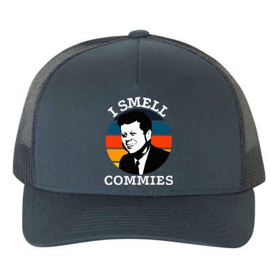 American Jfk I Smell Commies Political Humor Gift Yupoong Adult 5-Panel Trucker Hat