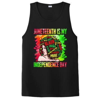 African Juneteenth Is My Independence Blm Black History Gift PosiCharge Competitor Tank