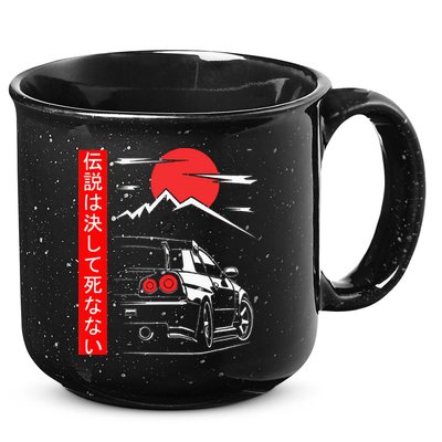 Automotive Jdm Legend Tuning Car 34 Japan 15oz Campfire Ceramic Mug