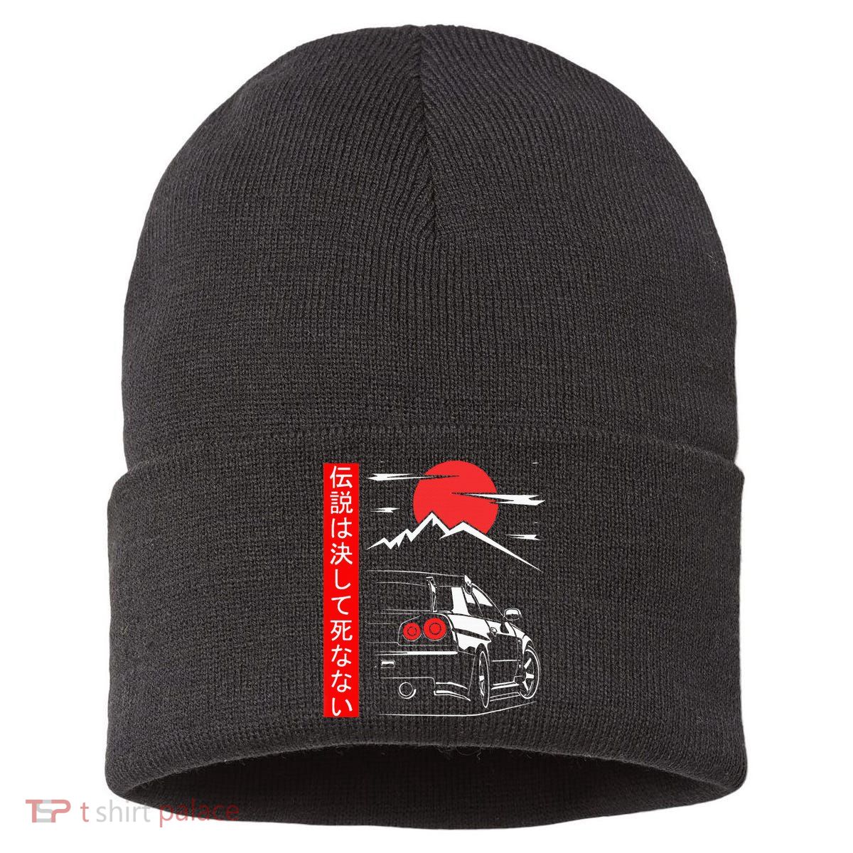 Automotive Jdm Legend Tuning Car 34 Japan Sustainable Knit Beanie