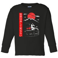 Automotive JDM Legend Tuning Car 34 Japan Toddler Long Sleeve Shirt