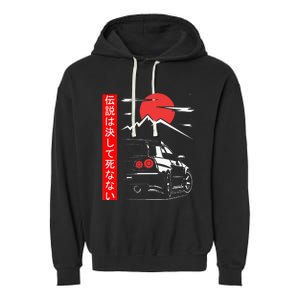 Automotive JDM Legend Tuning Car 34 Japan Garment-Dyed Fleece Hoodie