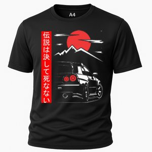 Automotive JDM Legend Tuning Car 34 Japan Cooling Performance Crew T-Shirt