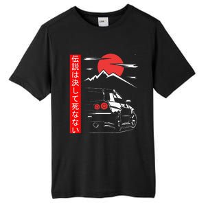 Automotive JDM Legend Tuning Car 34 Japan Tall Fusion ChromaSoft Performance T-Shirt