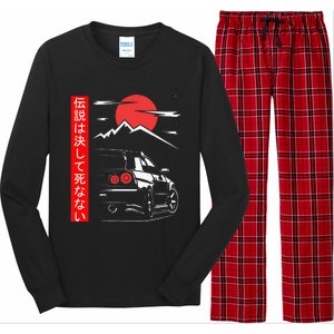 Automotive JDM Legend Tuning Car 34 Japan Long Sleeve Pajama Set