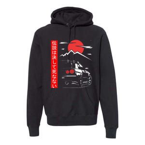 Automotive JDM Legend Tuning Car 34 Japan Premium Hoodie