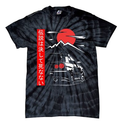 Automotive JDM Legend Tuning Car 34 Japan Tie-Dye T-Shirt