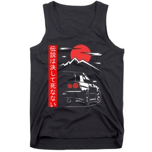 Automotive JDM Legend Tuning Car 34 Japan Tank Top