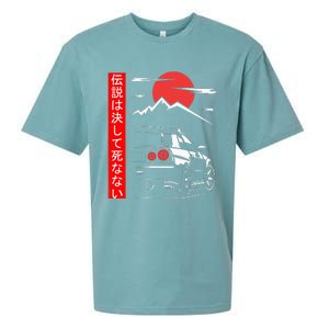 Automotive JDM Legend Tuning Car 34 Japan Sueded Cloud Jersey T-Shirt