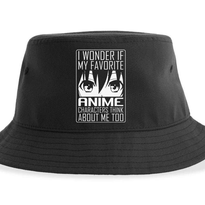 Anime Japanese Manga Kawaii I wonder if Anime Characters Me  Sustainable Bucket Hat