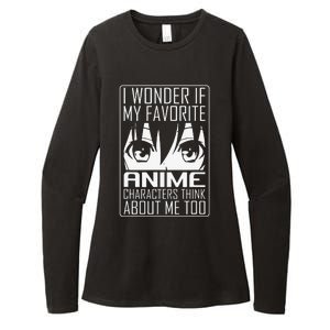 Anime Japanese Manga Kawaii I wonder if Anime Characters Me  Womens CVC Long Sleeve Shirt