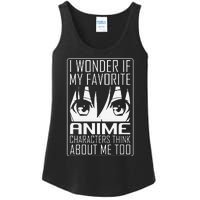 Anime Japanese Manga Kawaii I wonder if Anime Characters Me  Ladies Essential Tank