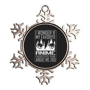 Anime Japanese Manga Kawaii I wonder if Anime Characters Me  Metallic Star Ornament