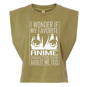 Anime Japanese Manga Kawaii I wonder if Anime Characters Me  Garment-Dyed Women's Muscle Tee