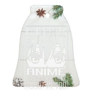 Anime Japanese Manga Kawaii I wonder if Anime Characters Me  Ceramic Bell Ornament