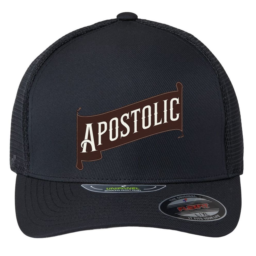 Apostolic Jesus Only Oneness Pentecostal Design Flexfit Unipanel Trucker Cap
