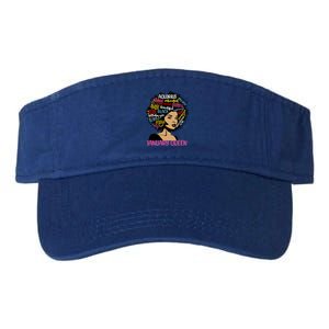 Aquarius January Queen Melanin Black Birthday Great Gift Valucap Bio-Washed Visor