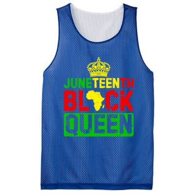 Afro Juneteenth Queen Mom Matching Black History Gift Mesh Reversible Basketball Jersey Tank