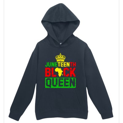 Afro Juneteenth Queen Mom Matching Black History Gift Urban Pullover Hoodie