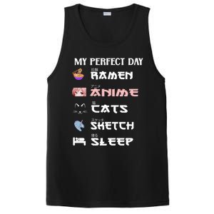 Anime Japanese Ra Sketching Cat Anime Lover N Cute Gift PosiCharge Competitor Tank