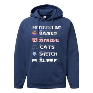 Anime Japanese Ra Sketching Cat Anime Lover N Cute Gift Performance Fleece Hoodie