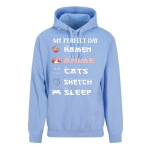 Anime Japanese Ra Sketching Cat Anime Lover N Cute Gift Unisex Surf Hoodie