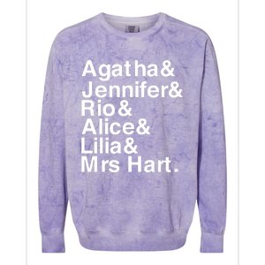 Agatha & Jennifer & Rio & Alice & Lilia & Mrs Hart Colorblast Crewneck Sweatshirt