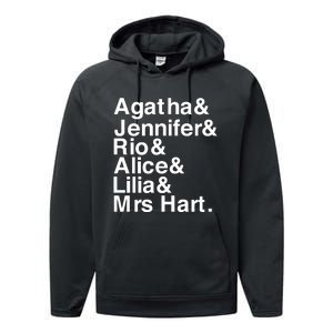 Agatha & Jennifer & Rio & Alice & Lilia & Mrs Hart Performance Fleece Hoodie