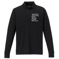 Agatha & Jennifer & Rio & Alice & Lilia & Mrs Hart Performance Long Sleeve Polo