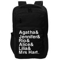 Agatha & Jennifer & Rio & Alice & Lilia & Mrs Hart Impact Tech Backpack