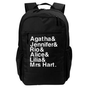 Agatha & Jennifer & Rio & Alice & Lilia & Mrs Hart Daily Commute Backpack