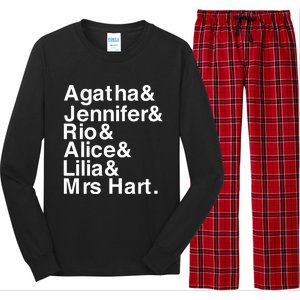 Agatha & Jennifer & Rio & Alice & Lilia & Mrs Hart Long Sleeve Pajama Set