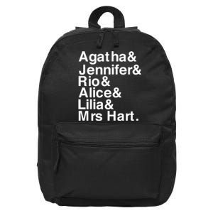 Agatha & Jennifer & Rio & Alice & Lilia & Mrs Hart 16 in Basic Backpack