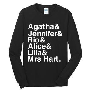 Agatha & Jennifer & Rio & Alice & Lilia & Mrs Hart Tall Long Sleeve T-Shirt