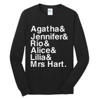 Agatha & Jennifer & Rio & Alice & Lilia & Mrs Hart Tall Long Sleeve T-Shirt