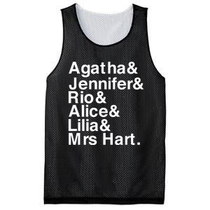 Agatha & Jennifer & Rio & Alice & Lilia & Mrs Hart Mesh Reversible Basketball Jersey Tank