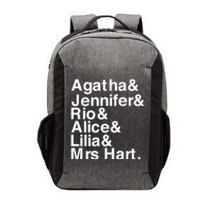 Agatha & Jennifer & Rio & Alice & Lilia & Mrs Hart Vector Backpack