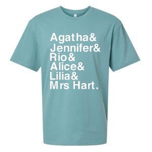 Agatha & Jennifer & Rio & Alice & Lilia & Mrs Hart Sueded Cloud Jersey T-Shirt